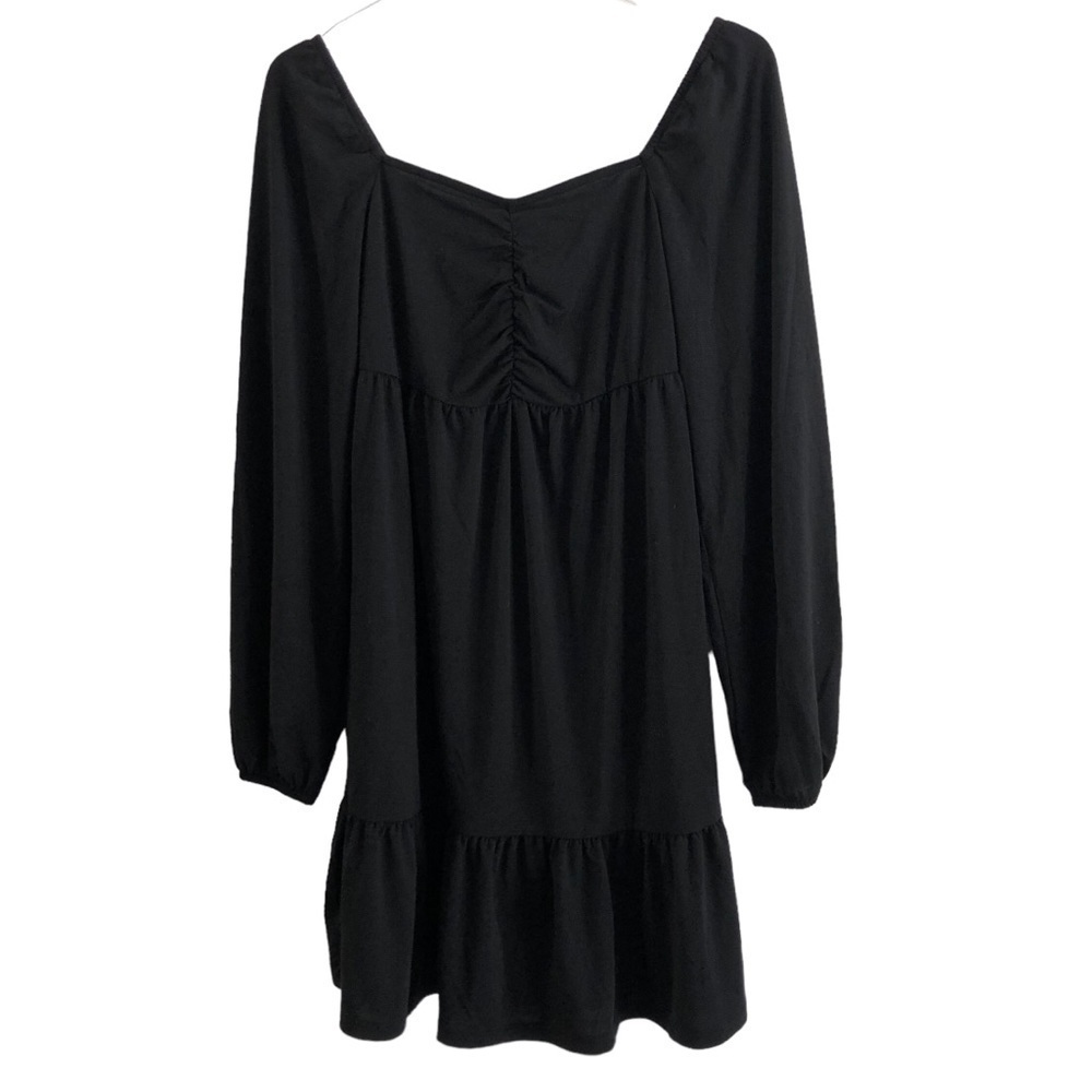 VILA Black Long Sleeve Sweetheart Neckline Dress XS NWT